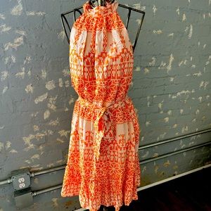 High Neck Sleeveless Summer Dress